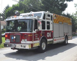 The Kennett Fire Company had many of its units on display.