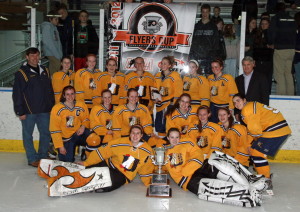 the 2011/12 girls Flyers Cup Champions- Unionville