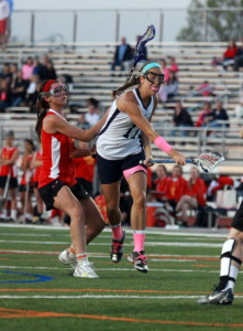 Unionville's Kristen Newbrough toched the East net for six goals in a 13-10 win