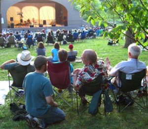 Listening to Park Concert