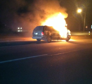 An unconscious driver was rescued from this vehicle on Jan. 15 in West Goshen Township.