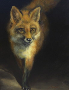 "Chester County Fox" is one of the paintings by Sandra Severson that will be displayed at the Chester County Art Association.