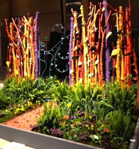 An installation by an artistic team from the Chester County Art Association entitled "Hockney's Haven" will be displayed at the 2013 Philadelphia Flower Show.