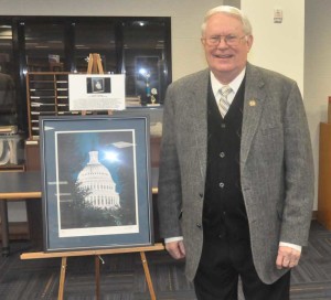 U.S. Representative Joe Pitts (R-16) with his painting