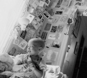 Artist-photographer Cris Staley Hutchinson chronicles her daughter’s battle with cancer in a film and installation called “Fighting Bear.”