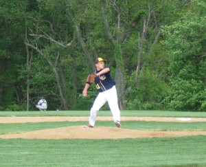 Unionville's Alex Pechin delivers home, Monday, against Great Valley.