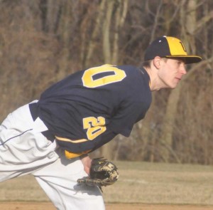Unionville pitcher Andrew Taylor shut down Kennett, Thursday, as the Indians clinched their first league title in more than a decade.