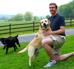 East Marlborough Township Supervisors' Chairman Cuyler Walker, shown with several of his Labradors, will host the upcoming Chester County SPCA's Forget-Me-Not Gala with his wife, Katie Ryan Walker. 