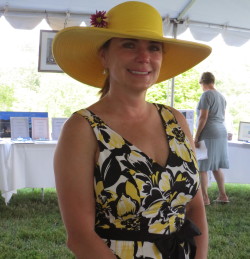 Sandra Litvin, shown at the Chester County SPCA's Forget-Me-Not gala on Sunday, was selected