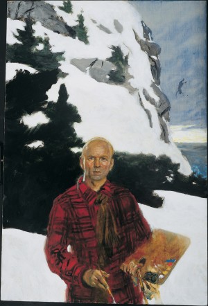 "Portrait of Rockwell Kent" by Jamie Wyeth is one of the paintings on display at the Brandywine River Museum for the exhibit, "Jamie Wyeth, Rockwell Kent, and Monhegan," which runs through Nov. 17.
