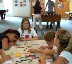 Teachers will have different art projects prepared each day during the free, seven-week program for children at the Garage.