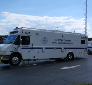 Chester County's COMM-ONE vehicle will be on display at the Government Services Center this weekend for the 80th Annual Radio