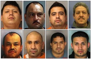 Facing cocaine-trafficking charges are Daniel Ramirez, 28, of Nottingham; Miguel “Gallo” Luna-Rodriguez, 44, of Nottingham; Martin Romero-Cruz, 30, of Oxford; Miguel “Twinky” Lara-Zavala, 44, of Kennett Square; Abel Francisco Tinoco-Guitierrezz, 42, of Chadds Ford; Martin Zavala-Zavala, 36, of Coatesville; David Mora, 31, of Reading; and Erick Orihuela-Solalinde, 29, of Reading.