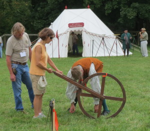 A variety of surveying equipment was on display at .