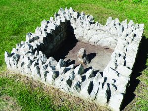 The Star Gazers' Stone is an historical monument located off Route 162. Photo Credit: Holly M. Harper, Natural Lands Trust