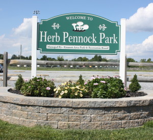 A new walking trail at Herb Pennock Park will be celebrated with a ribbon-cutting on Monday, Oct. 28.
