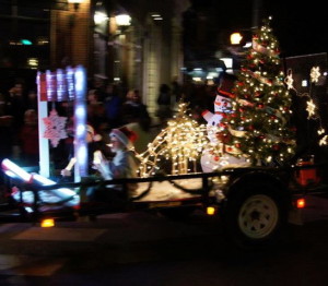 Kennett Square will be aglow with festively lit floats on Friday during the annual Holiday Light Parade.