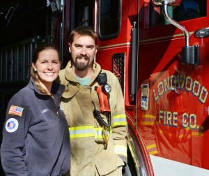 Adam and Janell Cressman are urging area residents to join the Longwood Fire Company, where they found romance and fulfillment.