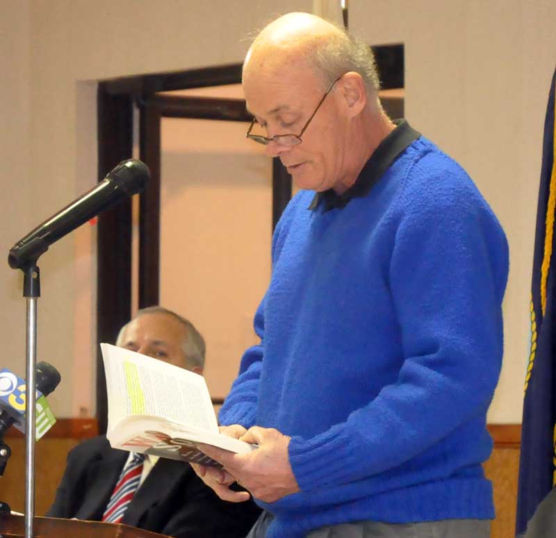 Downingtown's Joe Crescenz, whose late brother Mike won the Medal of Honor in 1968, gave a moving argument as to the need for society in general to have a better appreciation of honor and integrity.