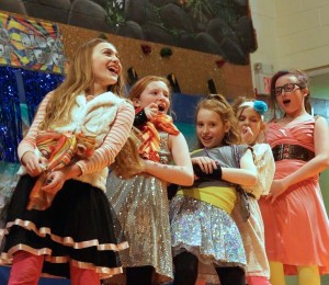 Fifth-grade students showcase their impressive talents at the Oldies Dance. Photo by Dave Lichter