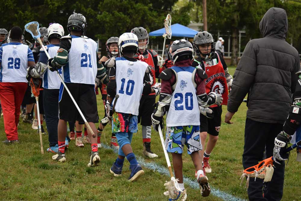 Coatesville Youth Lacrosse hosted the first Red Raider Rumble tournament that included teams from Coatesville, Avon Grove, Collegeville, Lionville, Conastoga, West Chester, Unionville, Delaware, New Jersey and Harlem, New York. Credit: Stacy Geyer