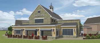 An artist's rendering of the new P.J. Whelihans planned to open in Malvern in the spring of 2017.